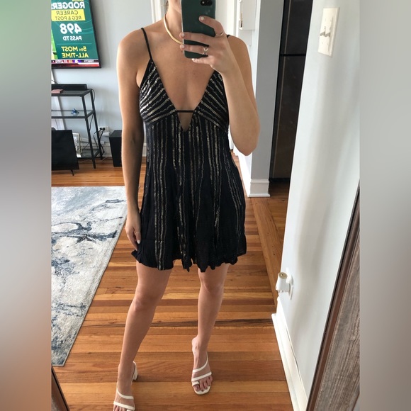Free People Sequin Dress S - Picture 1 of 4